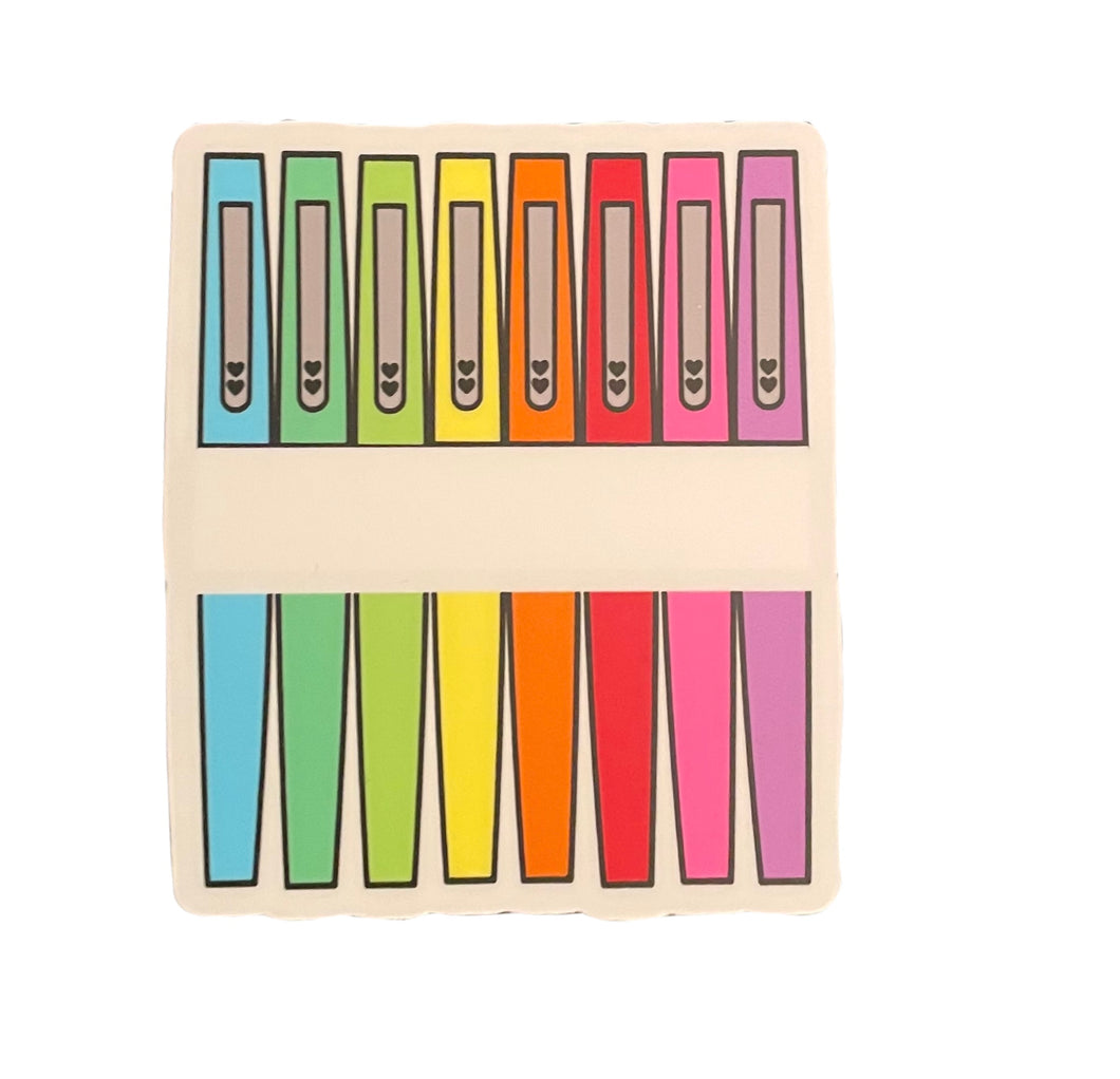 Flair Pen Sticker-Add your own name