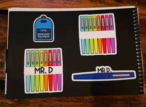 4 Pack of Stickers